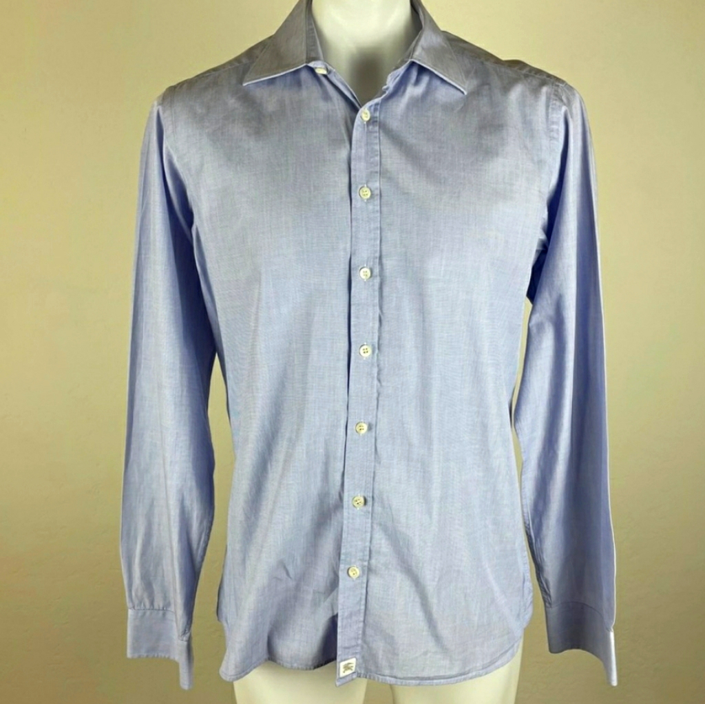 Authentic Burberry Blue Shirt Size Medium